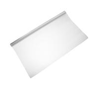 MAGICLULU Frost Window Film Matte Decorative Privacy Film Static Cling Reusable No Adhesive Sun Blocking for Bathroom Shower Balcony Doors with Glare Control and Modern Striped Design