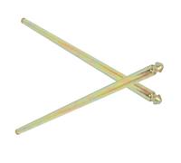 MAGICLULU Garbage Can Axle Replacement 55cm Galvanized Metal Trash Can Shaft Outdoor Bin Accessory 2pcs Set for Wheelie Bin Maintenance and Wastebin Repair