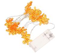MAGICLULU Gingerbread Man Led Xmas String Lights Battery Operated Warm White Decorative Xmas Festival Lamp Decor for Children’s Indoor Room Party Christmas Lighting