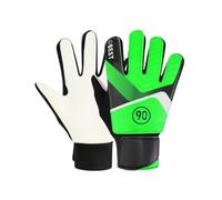 MAGICLULU Goalkeeper Gloves with Protection, Latex PU Green | Shock Absorbent Wrist Support, Breathable Training Fit, Full Latex Wrap for Junior Clubs and Soccer Balls