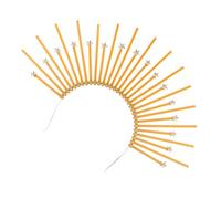 MAGICLULU Goddess Headpiece Headband Decorative Crown for Women Premium Plastic Material Sturdy Headdress for Halloween Dancing Photography Pageant Quinceanera