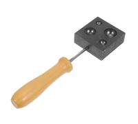 MAGICLULU Graphite Mold Lampworking Graphite Mold for Beginners Black User Friendly Versatile Design Rounded Half Sphere Creating Lampwork