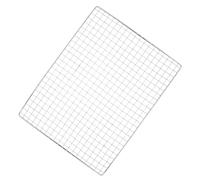 MAGICLULU Grill Grate Bbq Grill Net Silver Iron Rectangular Cooking Grate Heat-resist Design Maintain Food Moisture and Bacon