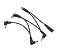 MAGICLULU Guitar Effector Power Cord Single Block Flexible Smooth Shell Pedal Supply Cable for Performance Compatible with Instrument Effects