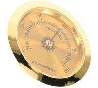 MAGICLULU Guitar Moisture Meter Humidity Measurement Meter Metal Golden Easy to Read Display Screen Prevent Instrument Deformation and Cracking for Guitar Case