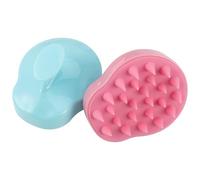 MAGICLULU Hair Scalp Massage Brush 2pcs Silicone Shampoo Brush with Deep Cleaning Function for Relaxation and Home Use