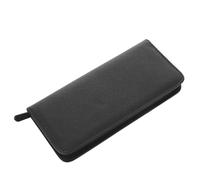 MAGICLULU Hair Stylist Bag Two Scissors Capacity PU Case with Single Zipper, Handheld Scissor Holder for Hairdressers on Business Trips