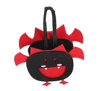 MAGICLULU Halloween Felt Candy Tote Bag Cute Bat Design Lightweight Goodie Pouch for Party Favors Trick Treating Safe Non Toxic Material
