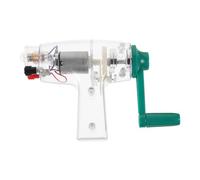 MAGICLULU Hand Crank Generator Portable Handheld Electricity Generator for Scientific Physics Experiments Compact Design for Easy Transportation for Learning and Demonstrating Energy
