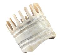 MAGICLULU Head Massage Horn Comb Natural Comb Stimulate Easy to Hold and Use Ox Horn Material Scalp Massage Tool for Wellness and Relaxation