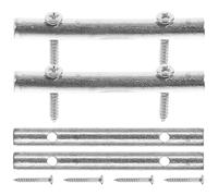 MAGICLULU Headstock String Rods String Tension Bars Brass Sturdy Silver Electric Guitar Retainer Accessories