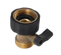 MAGICLULU Heavy Duty Brass Connector with Extended Handle for Precise Water Flow Control Gardening and Landscaping Fit for Standard Hoses