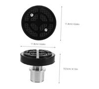 MAGICLULU Heavy Duty Car Lift Tray Accessory with Rubberized Slip Pad Spiral High Lift Pad for Auto Repair Shops and Garages Compatible with Various Vehicle Models