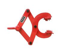 MAGICLULU Heavy Duty Steel Pallet Pulling Scissor Clamp Capacity Red Pallet Grabber for Industrial Material Handling Warehouse Manufacturing and Shipping Use
