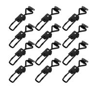 MAGICLULU Heavy Duty Toggle Latch Clamp Black Impact Resistant Toggle Clamp with 220lbs Capacity 12pcs Adjustable Iron Quick Release Latch for Metal Cabinet Surfaces and Cases