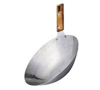 MAGICLULU Heavy Duty Wok Stir-Fried Pork Pot Stainless Steel Frying Pan for Stoves Everyday Cooking Kitchen Cookware