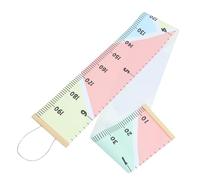 MAGICLULU Height Growth Chart Ruler for Boys and Girls Removable Wall Decor Cloth and Material for Nursery and Bedroom Track Growth Adulthood