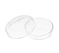 MAGICLULU High Borosilicate Glass Petri Dish Flat Bottom Laboratory Culture Plate for Cell Tissue Growth and Mycology Studies Heat Resistant Experimental Agar Dish for Lab Use