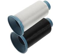 MAGICLULU High Strength Nylon Sewing Thread 2mm Thread 2 Rolls Black and White for Hand and Machine Sewing Quilting Supplies