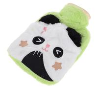 MAGICLULU Hot Water Bottle with Soft Plush Panda Cover PVC Material Hand Warmer for Outdoors and Office Use Cute Heat Bag for Hand and Feet Warmth