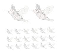 MAGICLULU Hummingbird Decor Lightweight 20pcs Hanging Ornaments Acrylic and Flying Birds for Creative Bird-shaped Pendant Decoration Window DIY Projects for Wedding Ceiling
