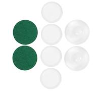 MAGICLULU Ice Hockey Pusher for Table Hockey with Comfortable Grip Includes White Pushers Lint Cloths and White Balls Indoor Game Replacement Accessories for Family Fun