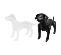 MAGICLULU Inflatable Dog Mannequin Pvc Material 2pcs for Clothes Display with Smooth Surface and Safe Design , Black Colour Suitable for Pet Shop Display and Dog Clothing Presentation