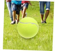 MAGICLULU Inflatable Giant Tennis Ball for Large Soft Rubber Ball for Physical Activity and Coordination Development Easy to Inflate and Deflate for Home Play