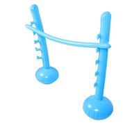 MAGICLULU Inflatable Limbo Game Set for Adults Blue Giant Blow Up Jump Bar Safe Backyard Hawaiian Party Decoration Outdoor Lawn Beach Camping Activity