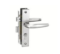 MAGICLULU Interior Door Handle Lock with Easy Installation and Easy to Clean Features Stainless Steel Panel Lock Modern Stylish Decor Suitable for Home Use