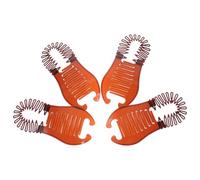 MAGICLULU Interlocking Bendable Hair Combs for Women 4pcs Set DIY Styling Tools for Braiding and Hair Shaping Flexible Accessories Suitable for Curly and Thick