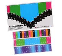 MAGICLULU Introductory Kalimba Note Stickers for Thumb Piano Bright Color Scale Decals Easy to Install and Remove Music Learning Accessory for Beginners Compatible Note Kalimba Instruments