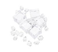 MAGICLULU Irregular Acrylic Fake Ice Cubes Decorative Photography Props with Highly Simulation Ice Crushed Rocks for Home Kitchen Decoration