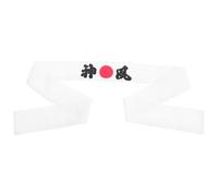 MAGICLULU Japanese Style Cotton Headband for Samurai and Ninjas, Breathable and Firmly Fixed Hair Accessory, for Japanese Style Costumes and Parties, White Decorative Headband