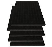 MAGICLULU Jewelry Box Pad Foam Insert with 100 Slots for Rings Earrings Display and Storage Organizer Tray 7.1 Inch Durable Sponge Jewelry Supplies