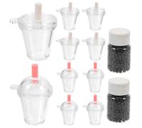 MAGICLULU Key Chain Charm Bubble Tea Cup Keychain Accessory Plastic DIY Pendant for Resin Crafting and Phone Dangle Charms