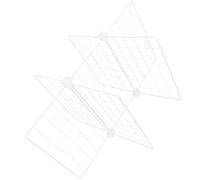 MAGICLULU Kitchen Cabinet Metal Freezer Divider Rack 6 Sections for Food Storage in Home and Commercial Freezers