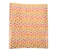 MAGICLULU Kraft Paper Heart Wrapping Paper Roll with Metallic Designs and Fold-resistant Finish for Stylish Events and Gift Boxes, Strong Foil Adhesion Decorative Gift Wrap for Valentine’s