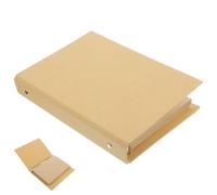 MAGICLULU Kraft Paper Notebook Blank Sketch Book A5 Loose Leaf, Brown, Smooth Writing, Not Easy to Soak Ink, for Diary and Writing Book, Students and Bosses