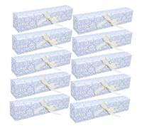 MAGICLULU Large Candy Boxes for Wedding 10pcs Cardboard Packaging Boxes for Chocolates Cookies Baked Goods