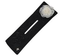 MAGICLULU Large Flower Hair Bun Maker White Fabric Soft Wire Twisted Hair Styling Tool for Women Suitable for Casual and Formal Updos