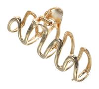 MAGICLULU Large Hair Clamp Hair Clip Metal Wave Design Not Easy to Deform Or Break Simple Delicate Eye-catching Style for Women and Teen Dates Ceremonies