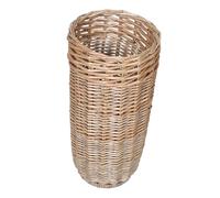 MAGICLULU Large Rattan Umbrella Stand Freestanding Wicker Cane Holder for Entryway Storage Basket Lightweight Portable Willow Organizer with Spacious Capacity for Golf Clubs and Walking