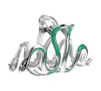 MAGICLULU Large Snake Claw Hair Clip for Thick Hair, Metal Alloy Material Comfortable Lightweight Design, Chic and Elegant Style for Shopping and Dating