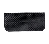 MAGICLULU Leather Hairdressing Scissors Bag Black Hair Styling Tools Pouch Barber Scissor Storage Organizer Suitable for Salon and Travel