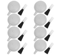 MAGICLULU Lens Cleaning Brush and Air Blower Kit and Easy Storage 8pcs White Abs Material with 2 in 1 Detachable Brush for Optics and Lens for Photography and Cleaning a Variety