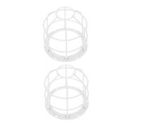 MAGICLULU Light Bulb Cage and Metal Lamp Shade Guard Wire Cover for Workshop and Signal Lighting, Explosion-Proof Safety Cage for Bulbs, 2Pcs