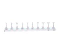 MAGICLULU Lightweight Holder Magnetic Nail Stand Acrylic Art Practice and with Base for Painting for Art Design for Manicure Training Beginners
