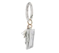 MAGICLULU Lipstick Holder Bag with Key Chain and Bracelet, Hand-Made Pu Leather Lip Balm Pouch and Card Holder Compact Cosmetic Bag for Keys and Small Items Storage