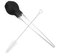 MAGICLULU Liquid Transfer Tool with Compact Design and TPE as Material for Accurate Liquid Measurement, Suitable for Laboratory Work and Home Use, Black Bulb Baster Pump